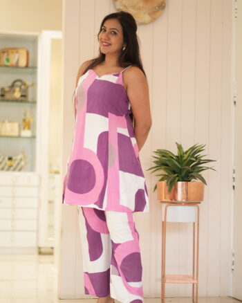 Absract print cord set