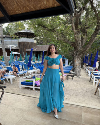 Aqua Style Skirt Set