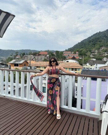 Vacation Drape Skirt Set