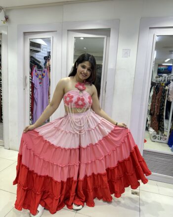 Rose pool carnival dress