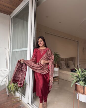 Batik print charm  suit set